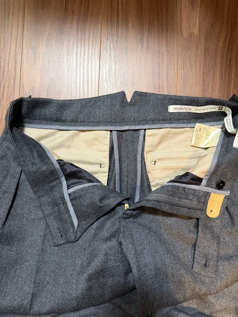BERWICH ベルウィッチ スコッチ　ウールスラックス44