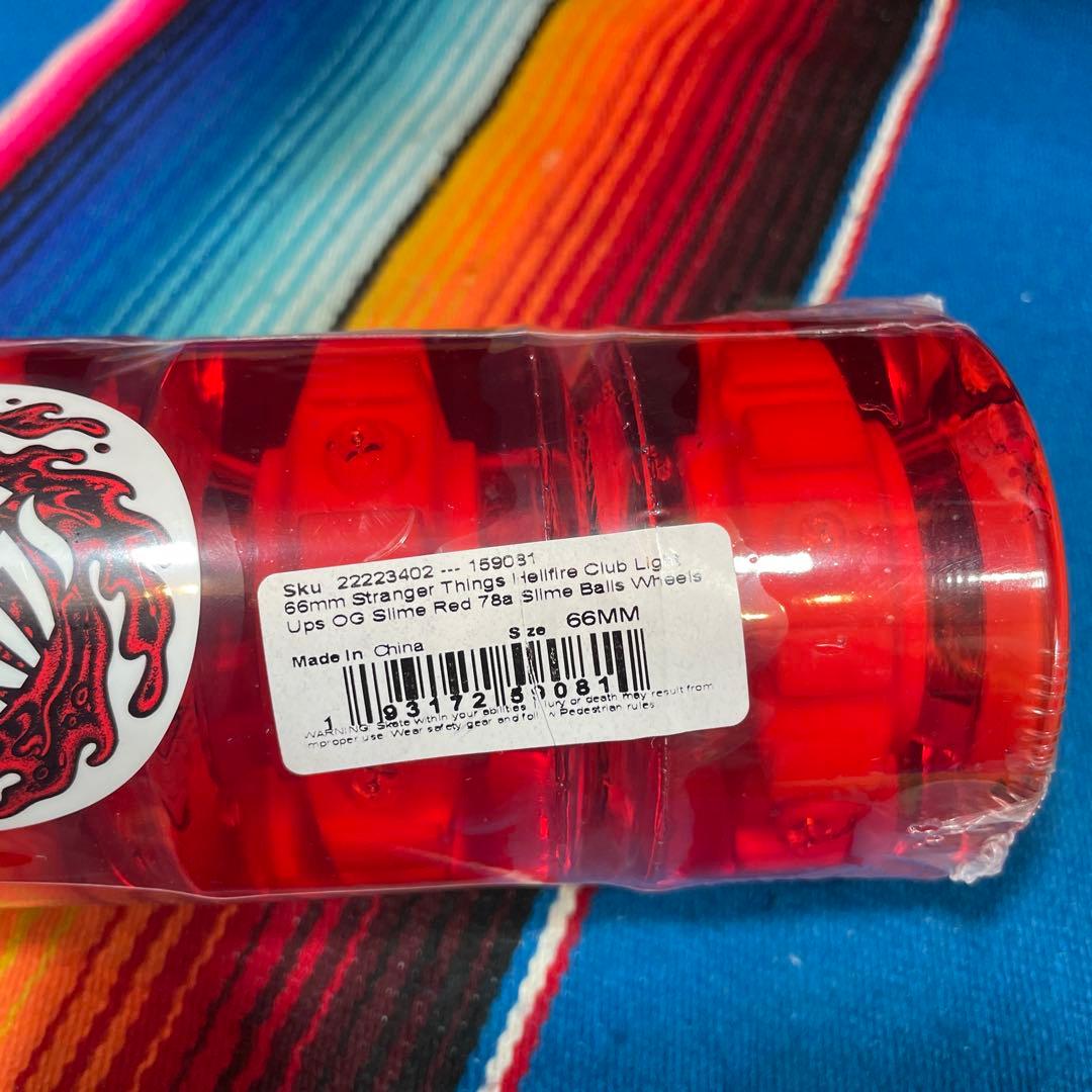 Stranger Things Slime Balls 66mm ウィール