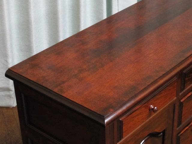 美品 松本民芸家具 ミズメザクラ 無垢材 G型 サイドボード 定価550,000