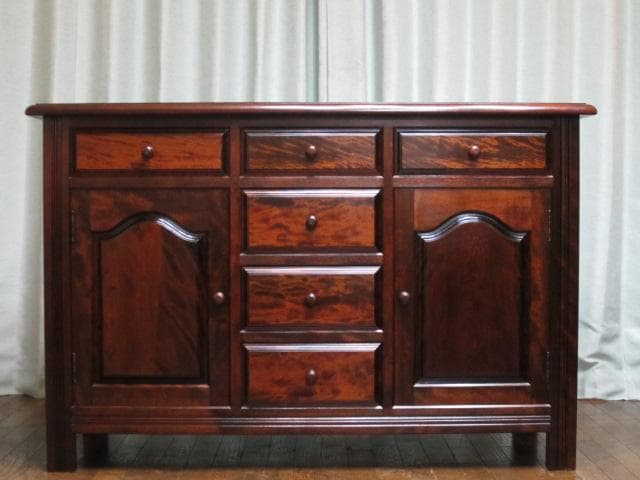 美品 松本民芸家具 ミズメザクラ 無垢材 G型 サイドボード 定価550,000