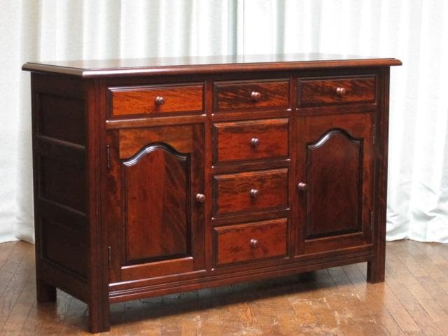 美品 松本民芸家具 ミズメザクラ 無垢材 G型 サイドボード 定価550,000