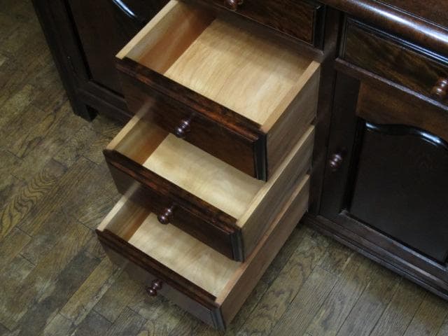 美品 松本民芸家具 ミズメザクラ 無垢材 G型 サイドボード 定価550,000