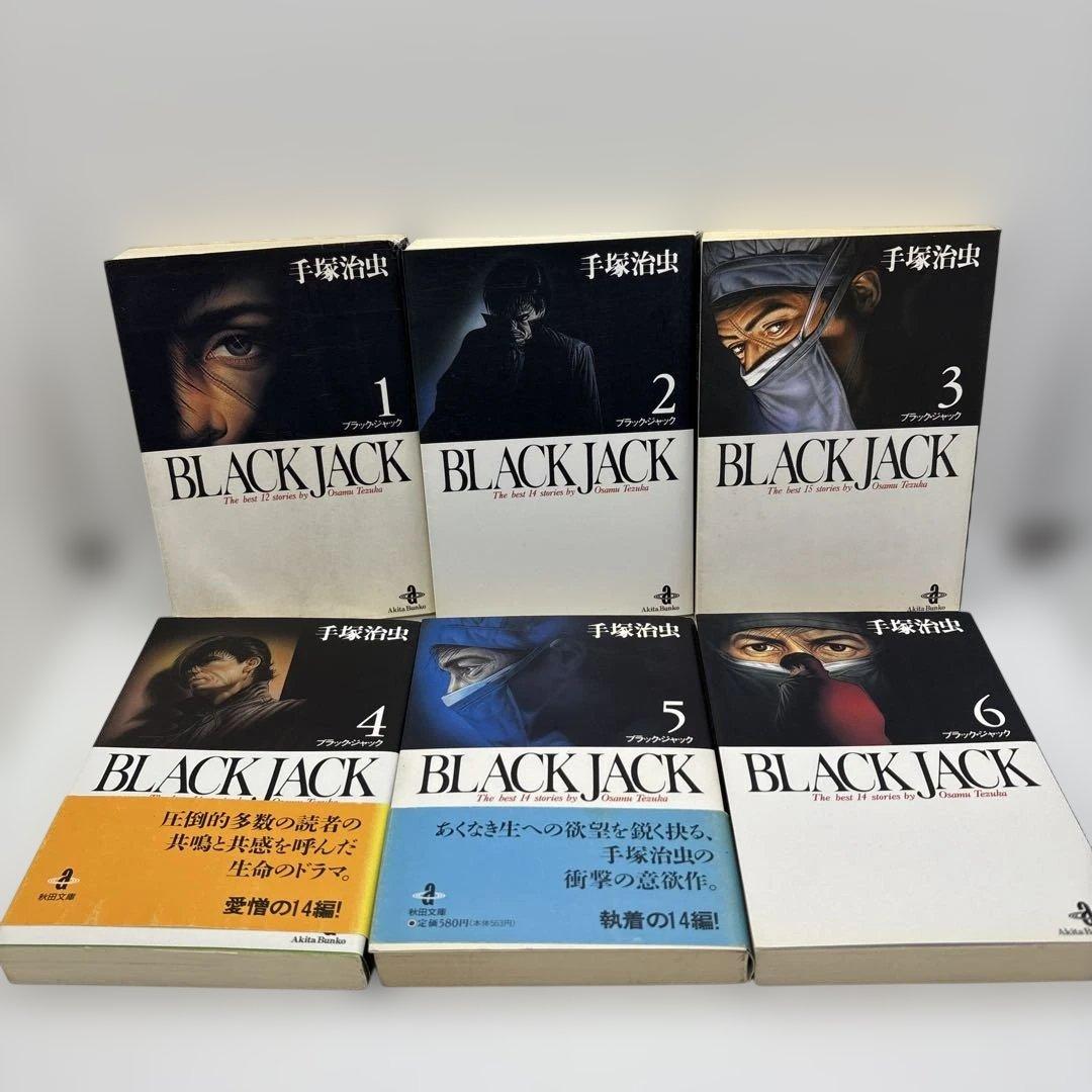火の鳥全13巻　ブラックジャック全17巻　ブッダ全12巻　文庫版42冊