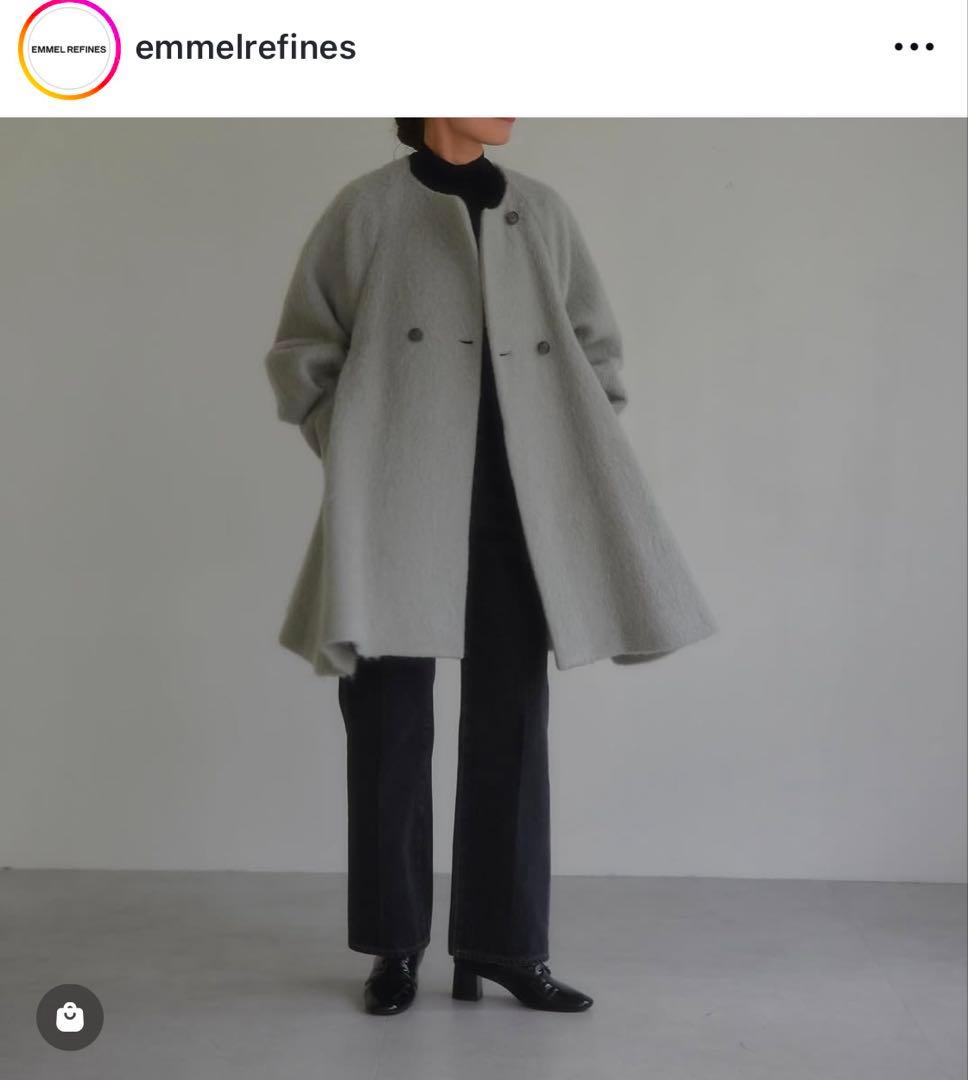 UNITED ARROWS 【EMMEL REFINES】Aラインシャギーコート