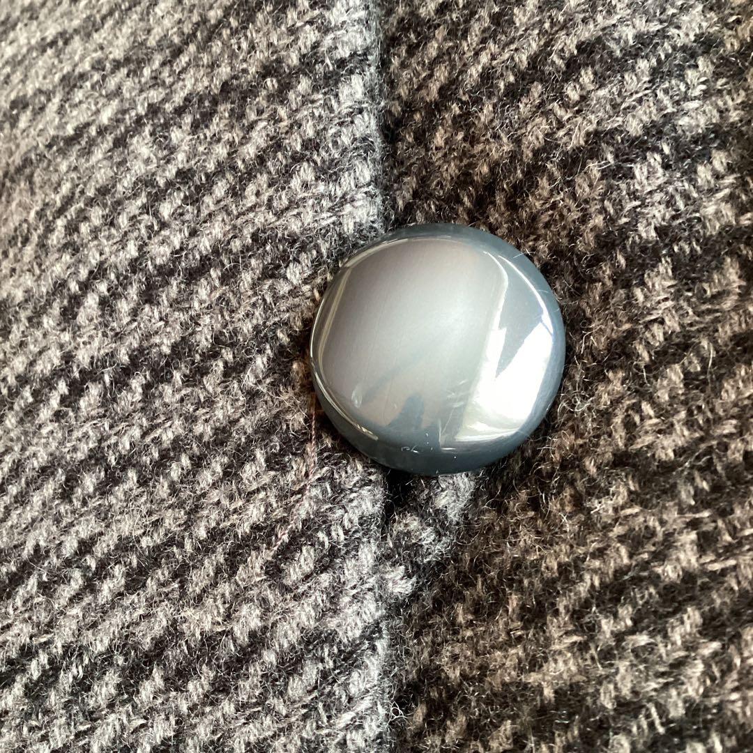 P 美品　VISCARDI カシミヤ100% Aラインコート