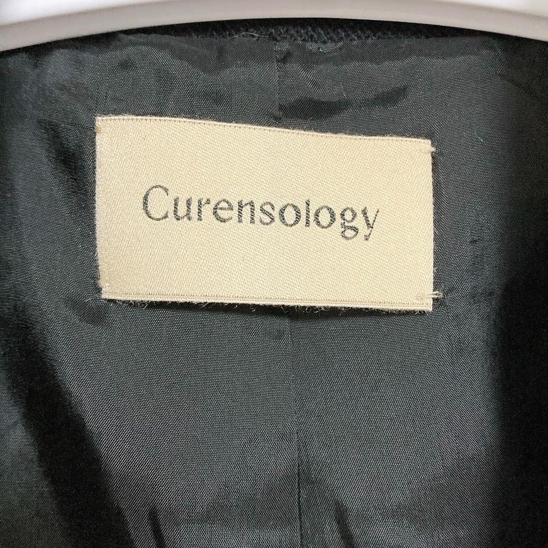 カレンソロジー　Curensology　オーラピーコート　黒　F　ウール