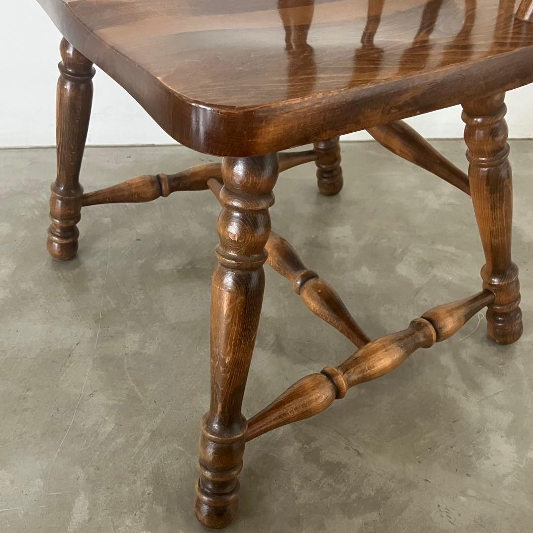 レトロ　ヴィンテージ　ビンテージ　柏木工　ウィンザーチェア　木製　椅子