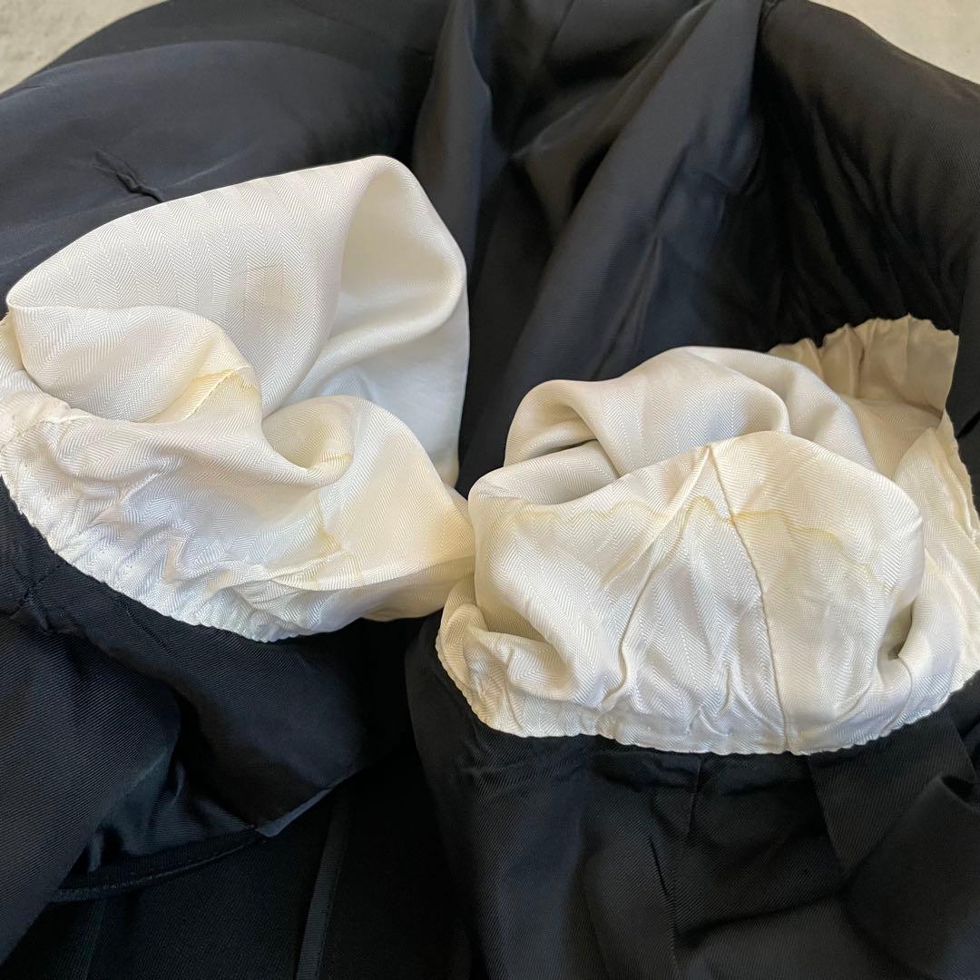 スーツセットアップ　ダブルブレスト 3B ブラック　黒　高級感　モード　成人式