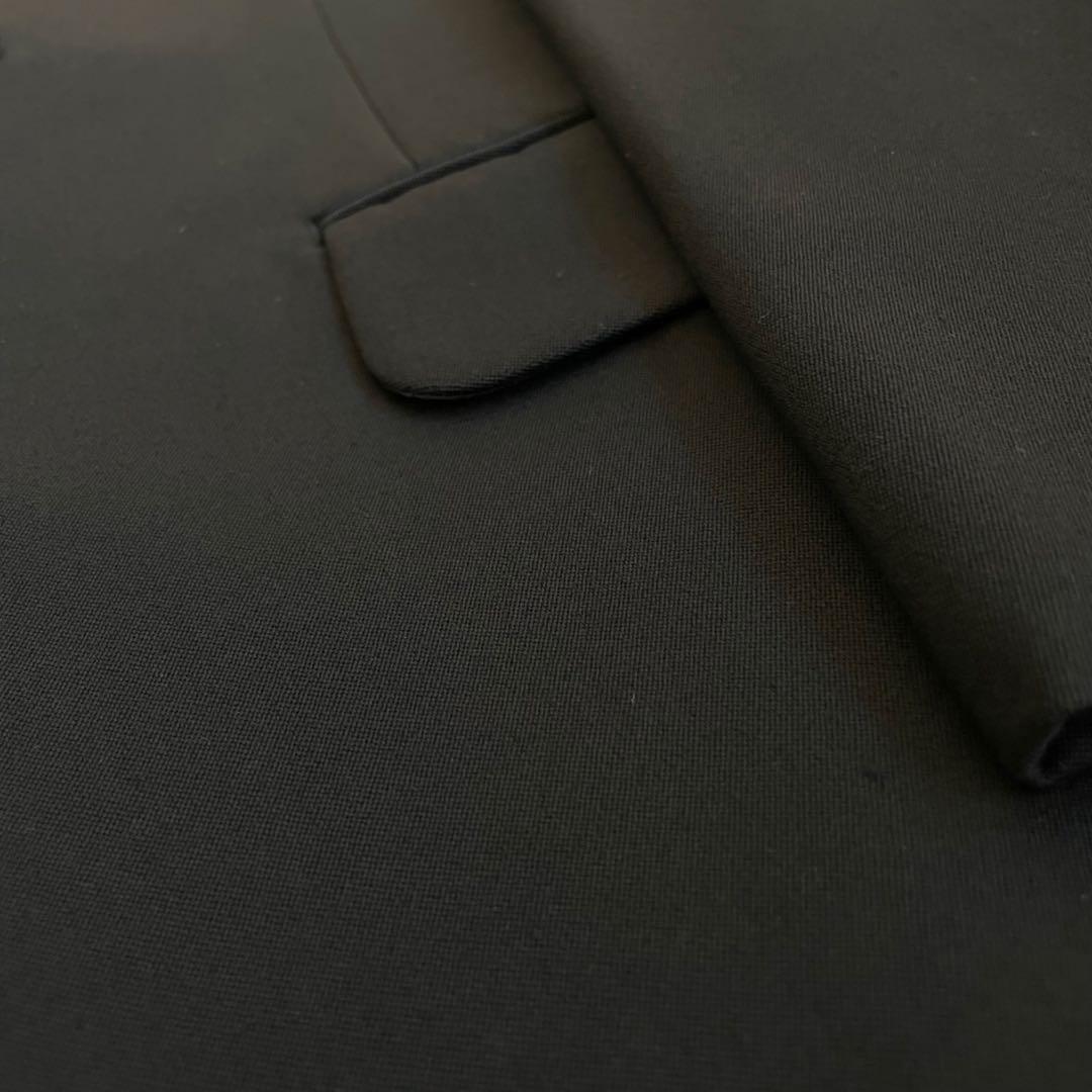 スーツセットアップ　ダブルブレスト 3B ブラック　黒　高級感　モード　成人式