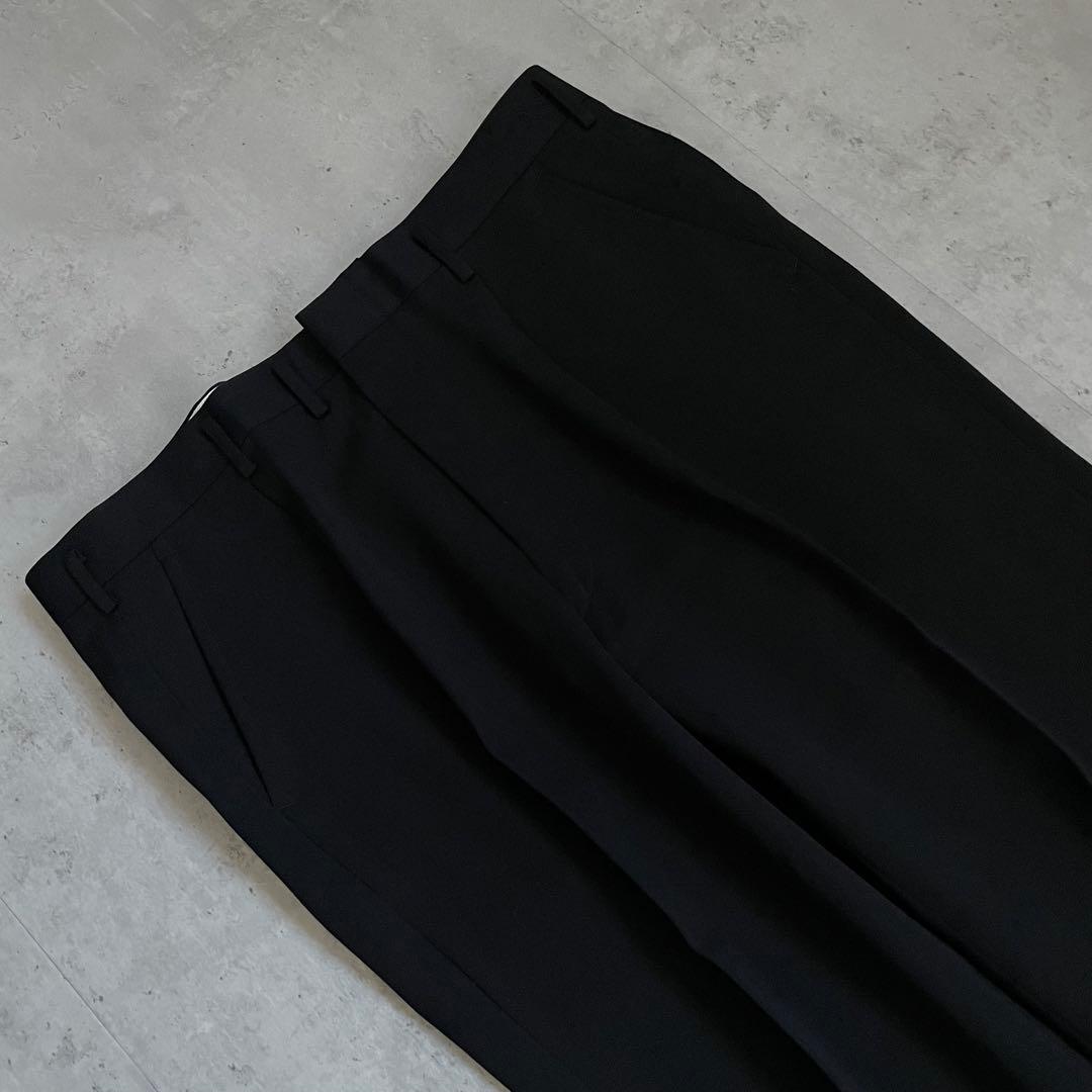 スーツセットアップ　ダブルブレスト 3B ブラック　黒　高級感　モード　成人式