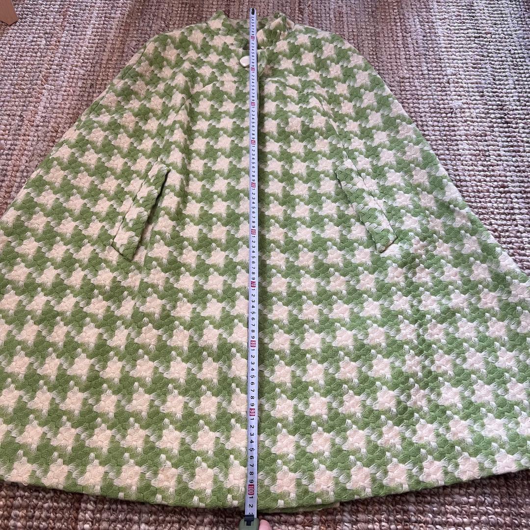 ヴィンテージBerger Swartz 千鳥格子柄　ケープコート　vintage