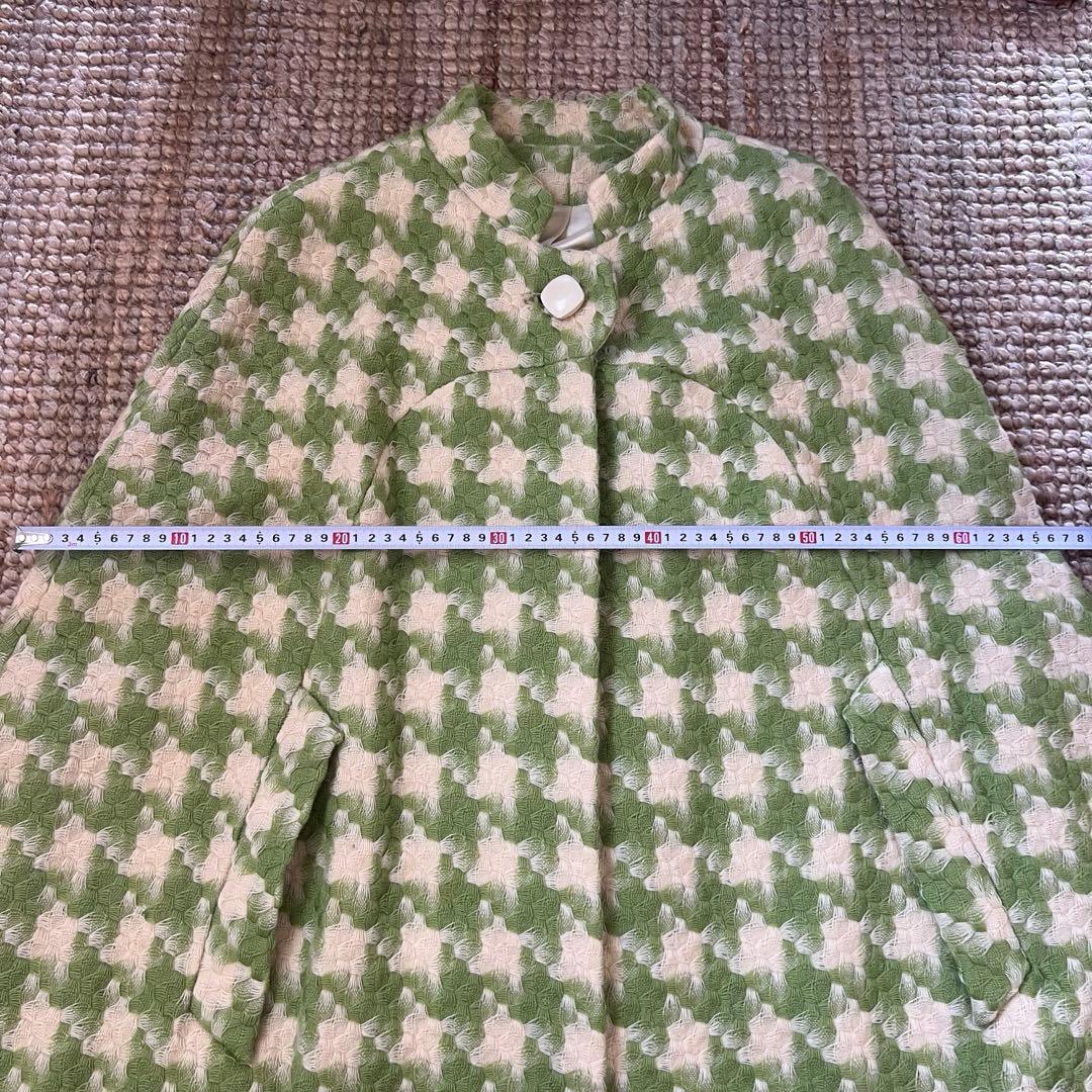 ヴィンテージBerger Swartz 千鳥格子柄　ケープコート　vintage