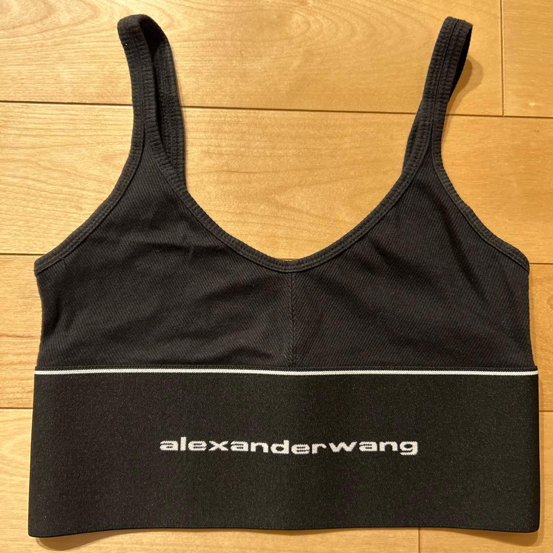 【正規品】alexander wang リブジャージー ブラトップ