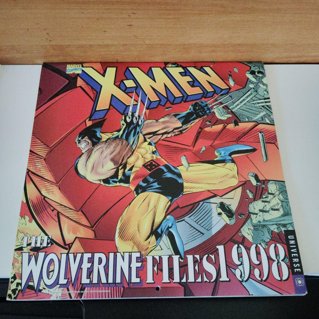 激レア X-MENカレンダー THE WOLVERINE FILES 1998