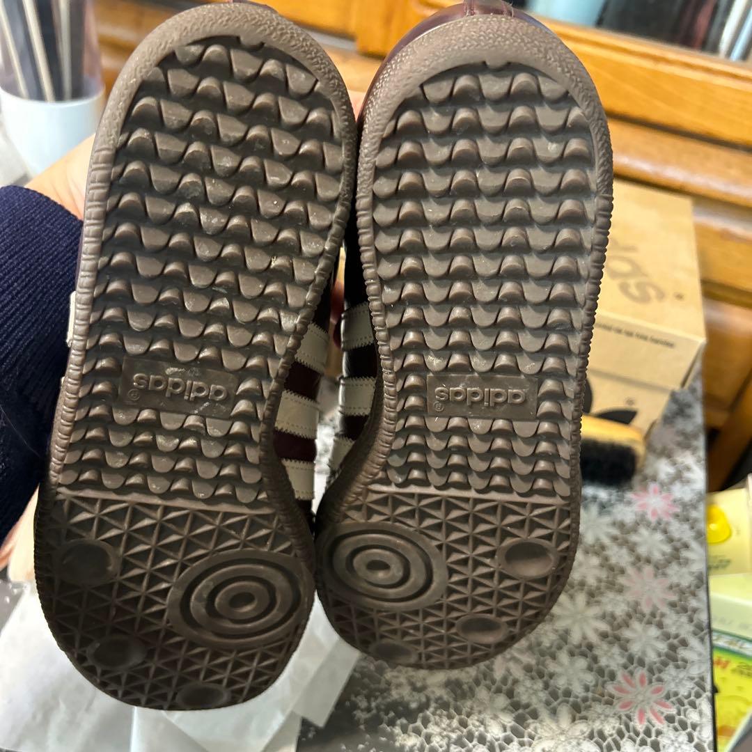 adidas Samba wバーガンディ、マルーン　26.5