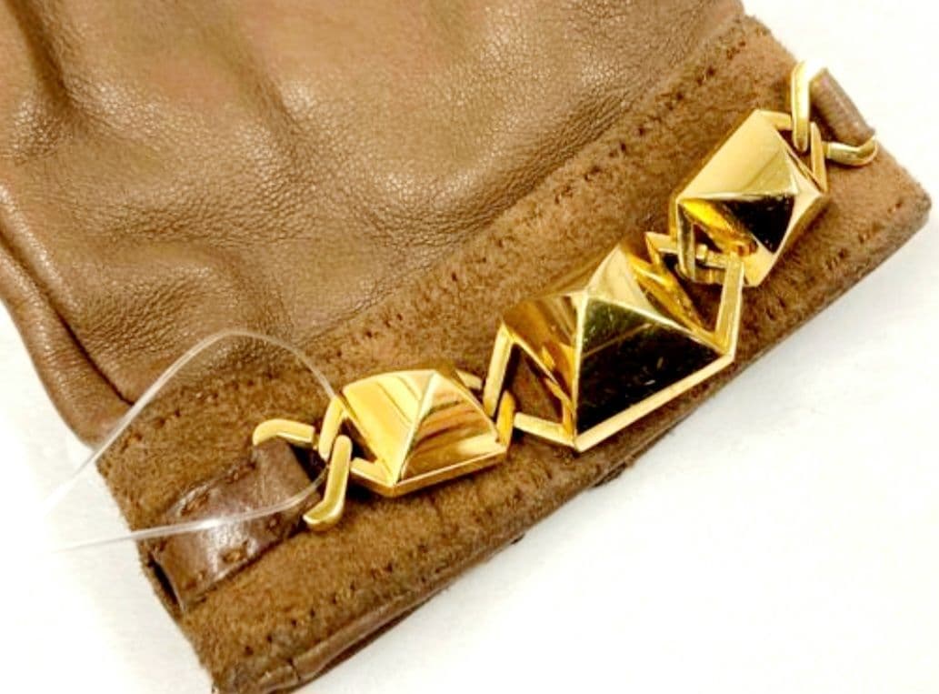 HERMES  エルメス レザーグローブ