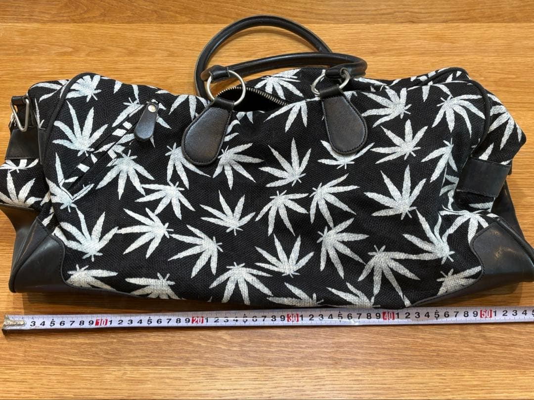 【希少】OZONE ROCKS ヘンプ柄 ボストンバッグ 大容量