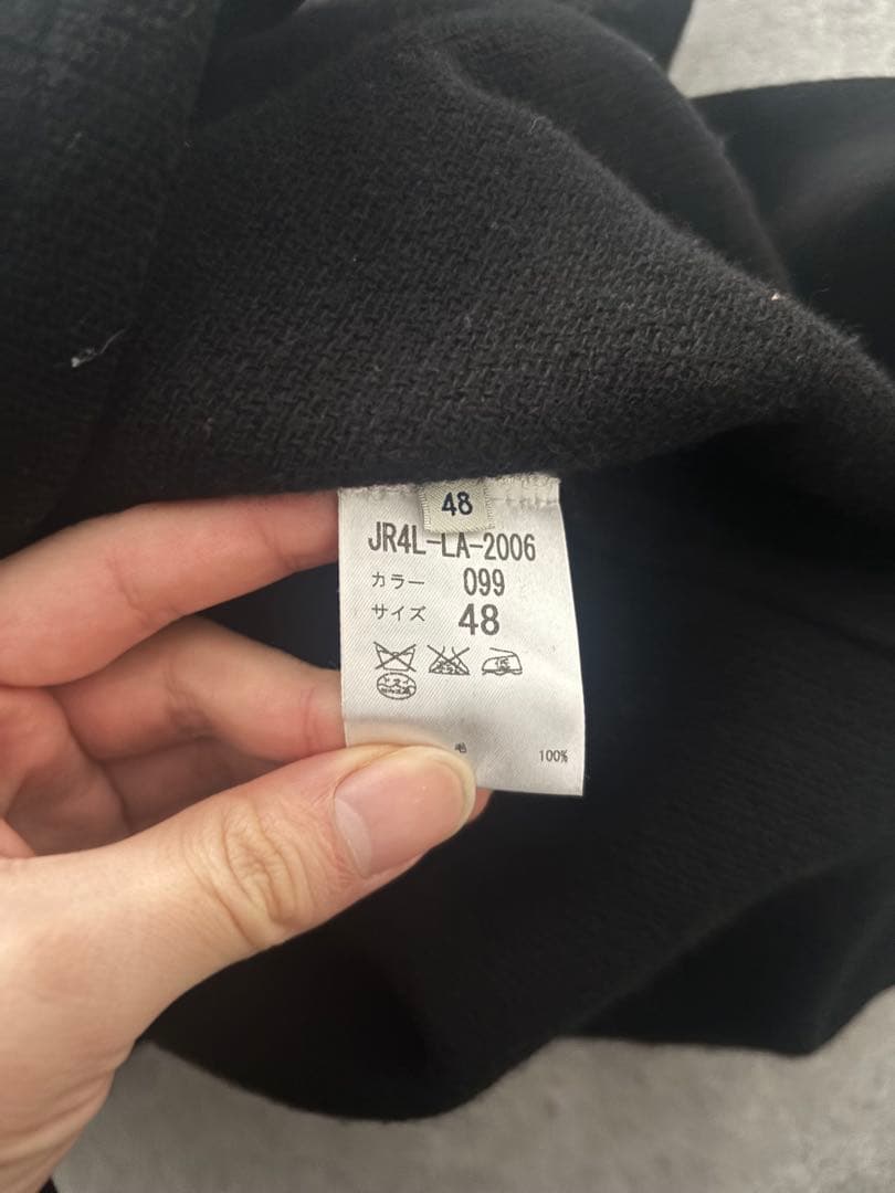 LEMAIRE ノーカラージャケット ブラック