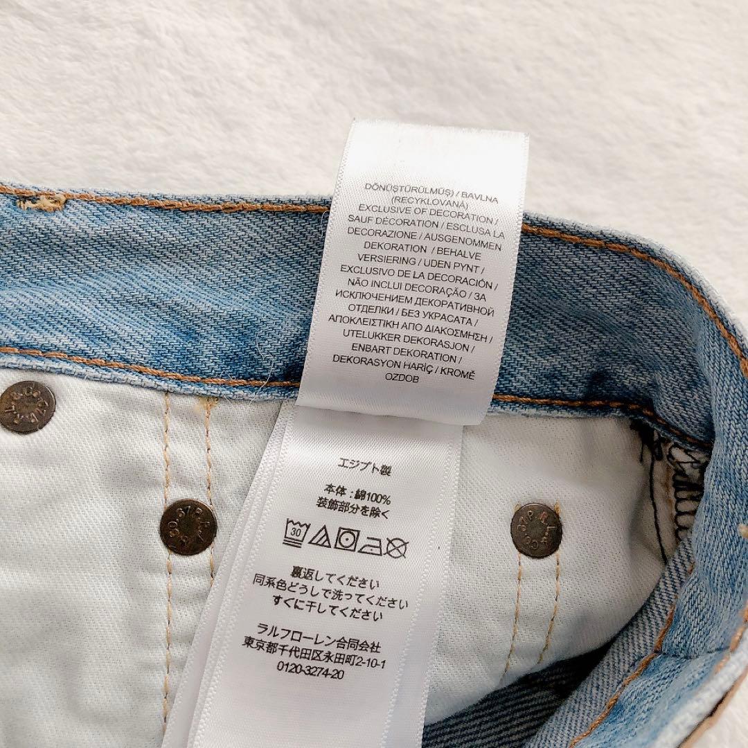 新作　RALPH LAUREN ラルフローレン　デニム　ショート　パンツ　25