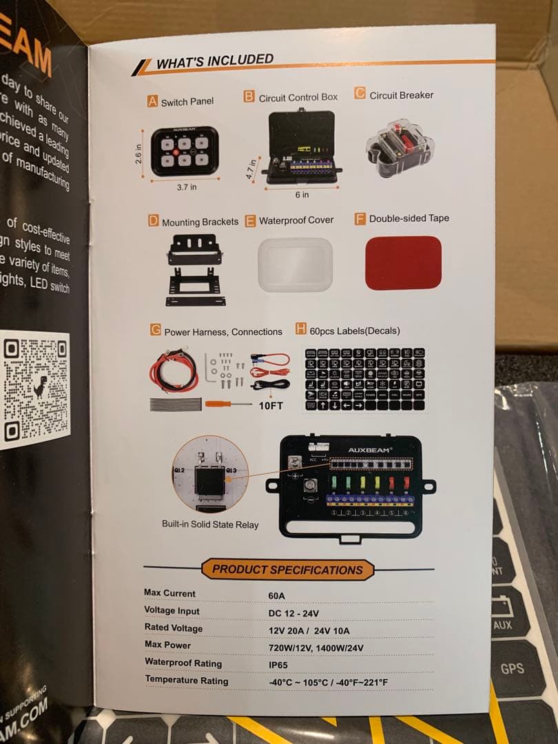 と*び様 AUXBEAM スイッチパネル RA60 RGB