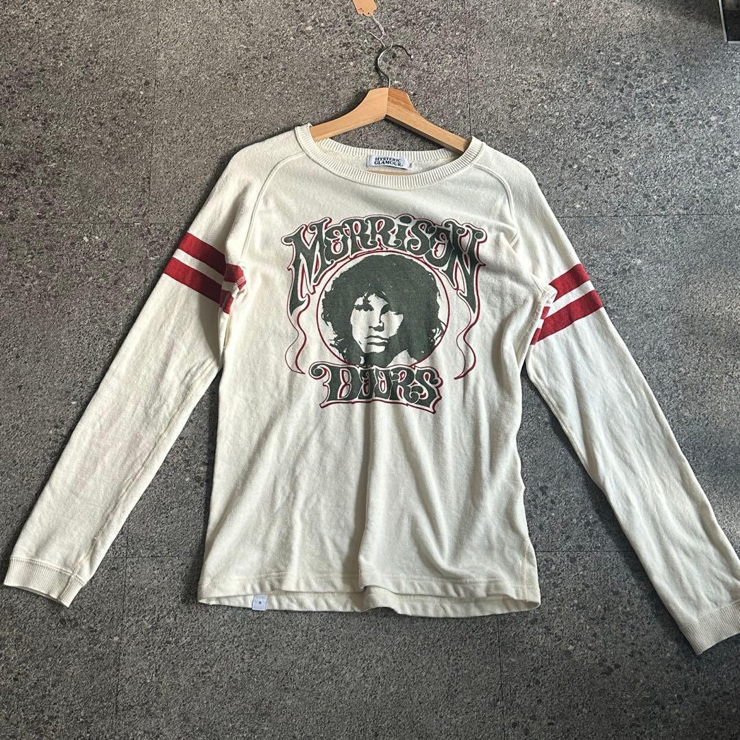 ヒステリックグラマー 長袖 ニットロングTシャツ ロンt