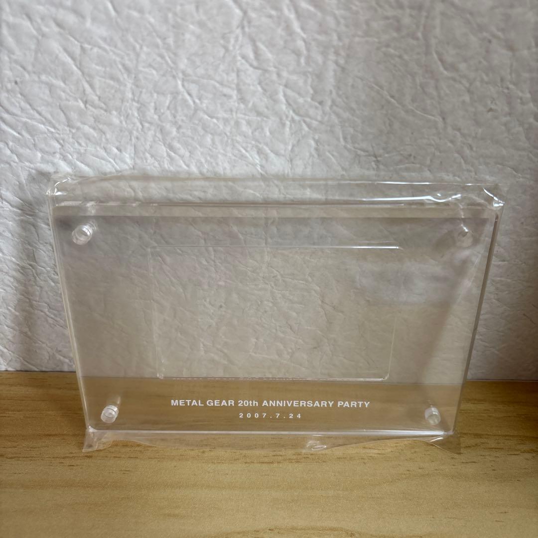 非売品　レア　メタルギア20周年　パーティ　記念品　l gear