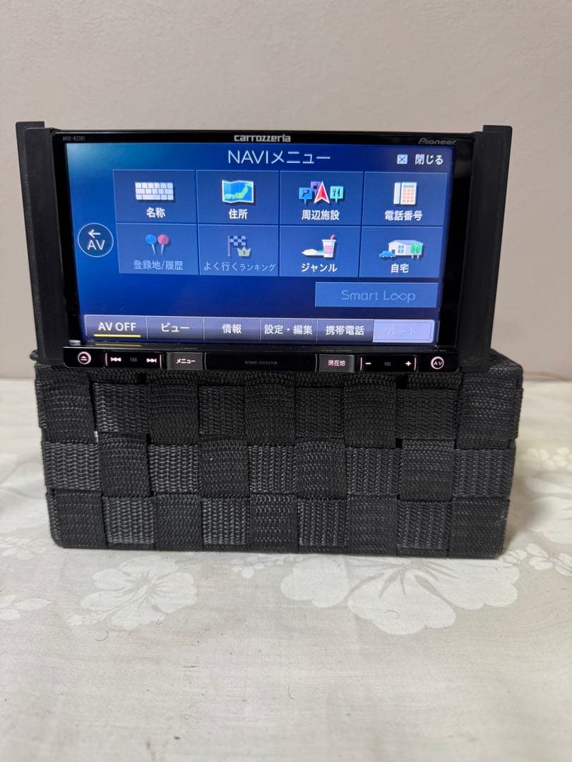 パイオニア AVIC-RZ701 ナビ フルセグ。地図データ2017年版。