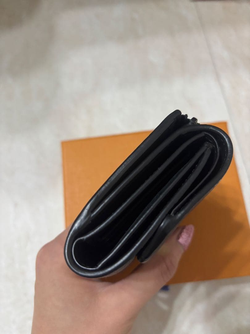 ルイ・ヴィトン ブラック 三つ折り財布 ポルトフォイユ パイロット 美品