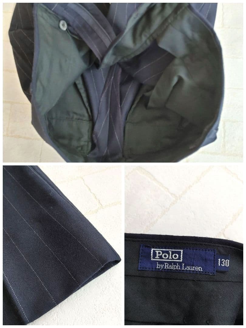 BEAMS&Ralph Lauren 130 スーツ 男の子 フルセット美品 紺