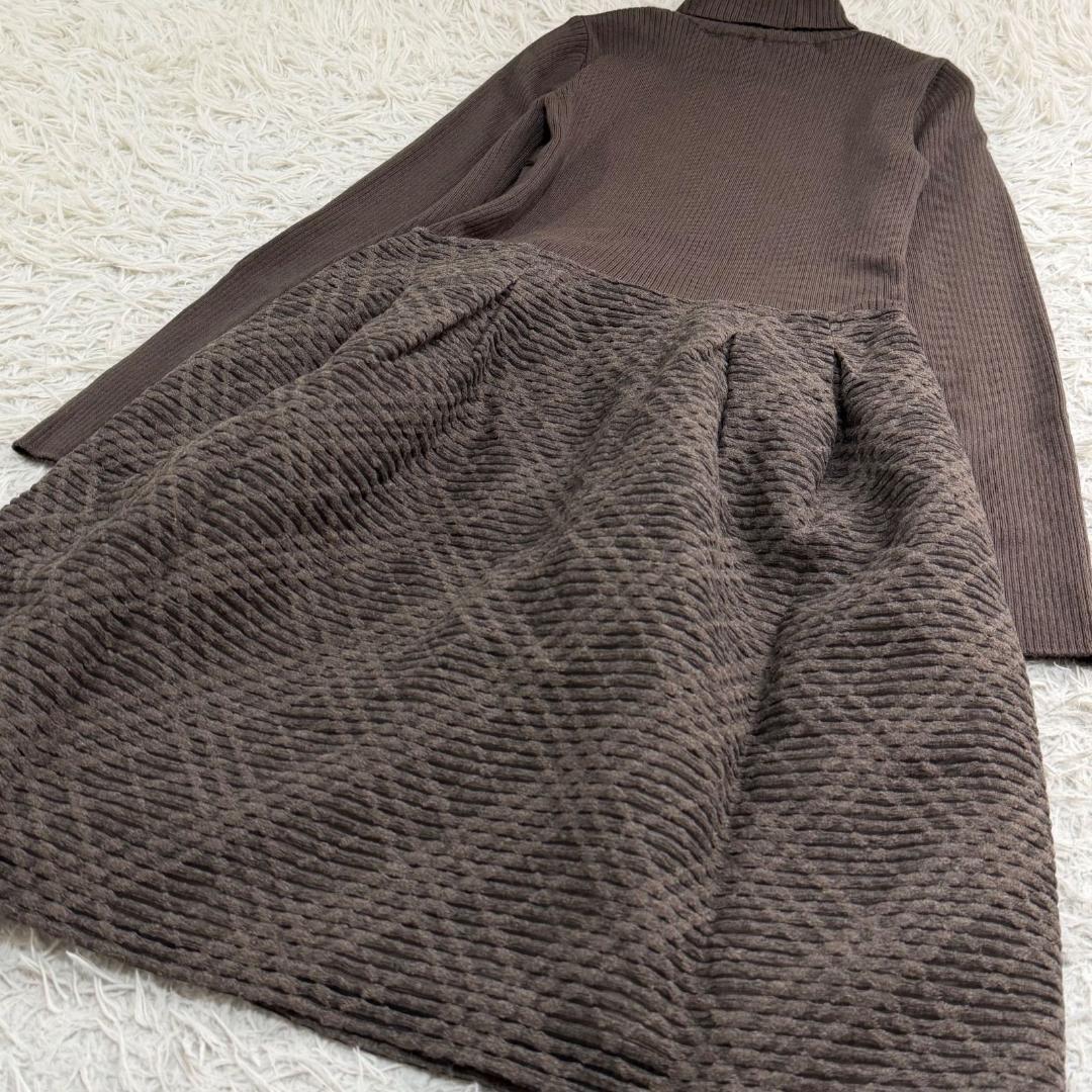 16746✨タグ付き✨デイジーリンフォクシー 長袖ワンピース 38 M ウール