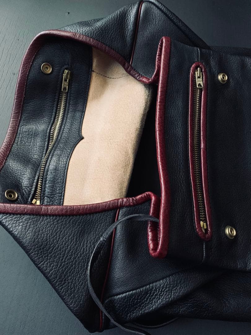 革の魔術師「MAMET MAROQUINIER 」 芸術的バッグ ¥20万程