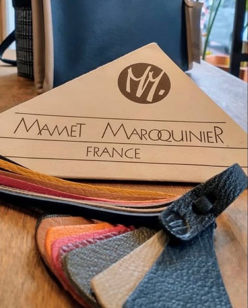 革の魔術師「MAMET MAROQUINIER 」 芸術的バッグ ¥20万程