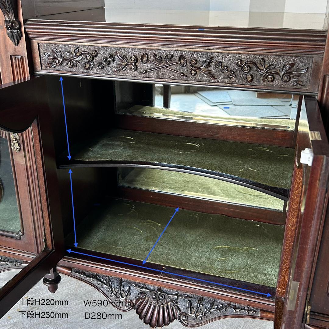 イギリス アンティーク　家具 ブックケース キャビネット 1930年頃 494A