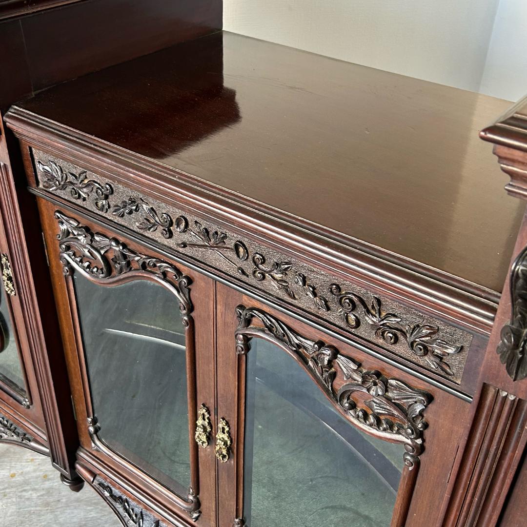 イギリス アンティーク　家具 ブックケース キャビネット 1930年頃 494A