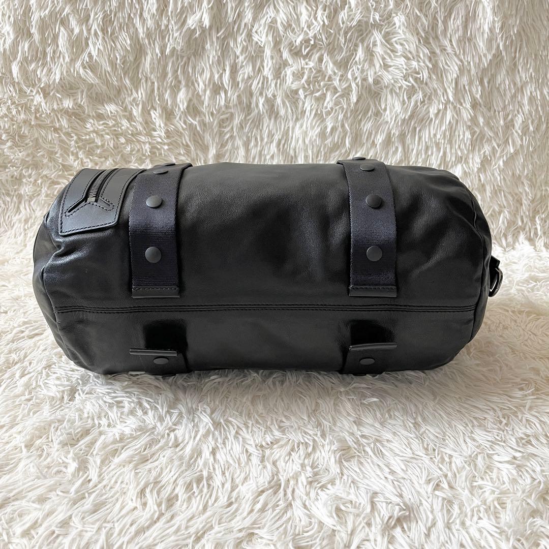 ⭐️未使用級⭐️　ディスコードヨウジヤマモト　ハンドバッグ　筒型バッグ　ブラック