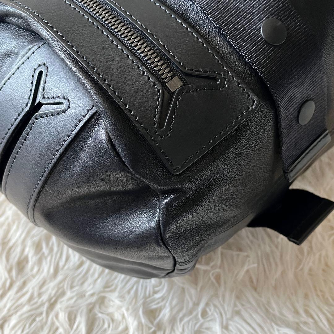 ⭐️未使用級⭐️　ディスコードヨウジヤマモト　ハンドバッグ　筒型バッグ　ブラック