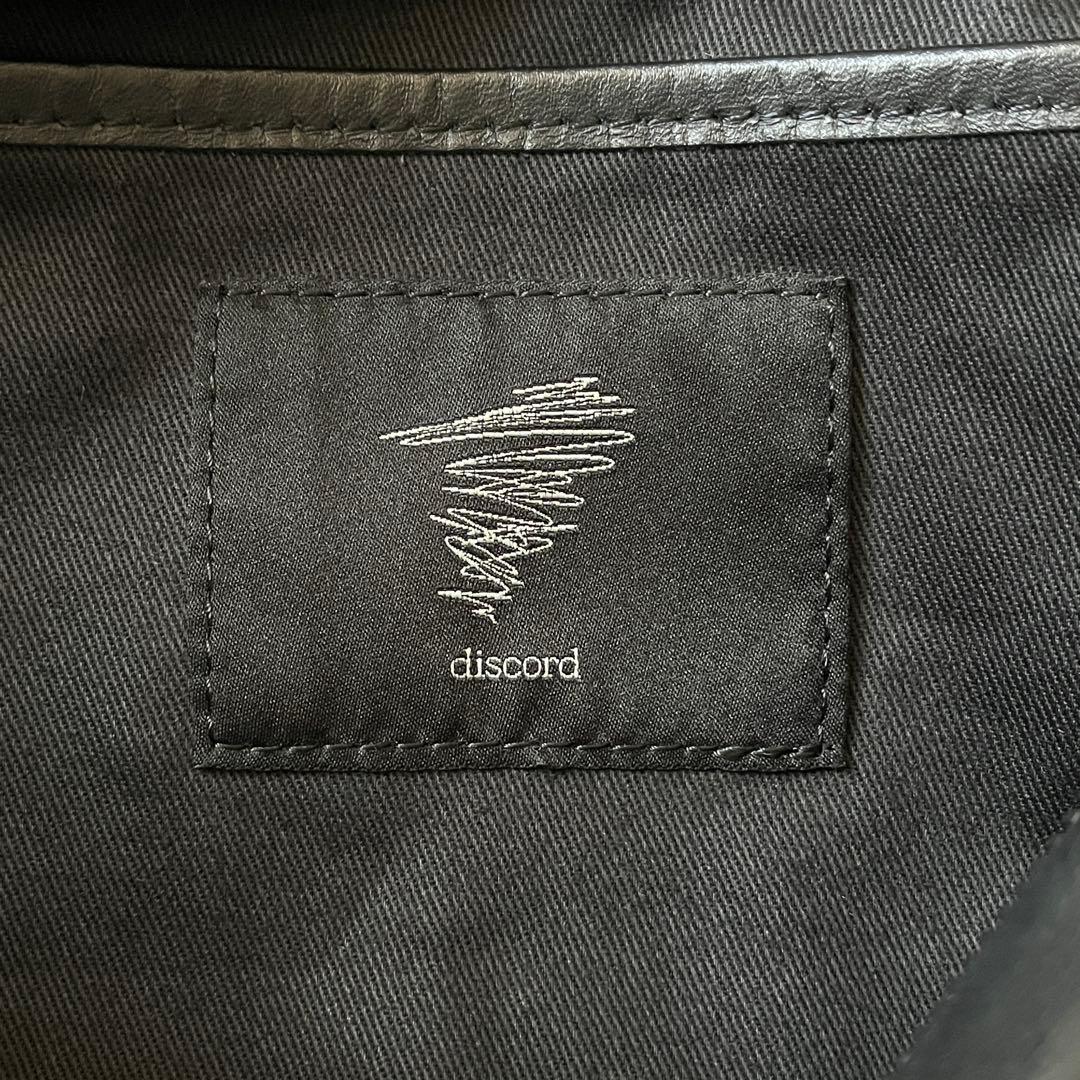 ⭐️未使用級⭐️　ディスコードヨウジヤマモト　ハンドバッグ　筒型バッグ　ブラック