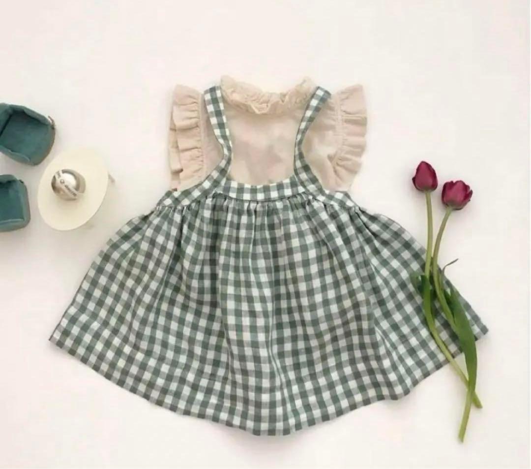 新品 SOOR PLOOM Eloise Pinafore Gingham