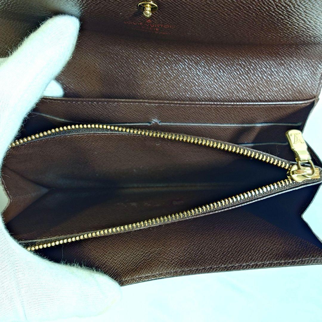 良品 ルイヴィトン ダミエ ポルトフォイユサラ　 型番N61726/CA1025