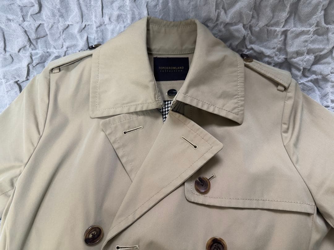 美品 トゥモローランド トレンチコート ライナー付き レディース SIZE 36