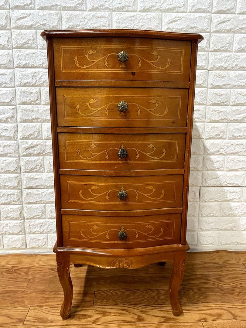 小引き出しアンティークない 昭和レト 口象嵌　イタリアヴィンテージ