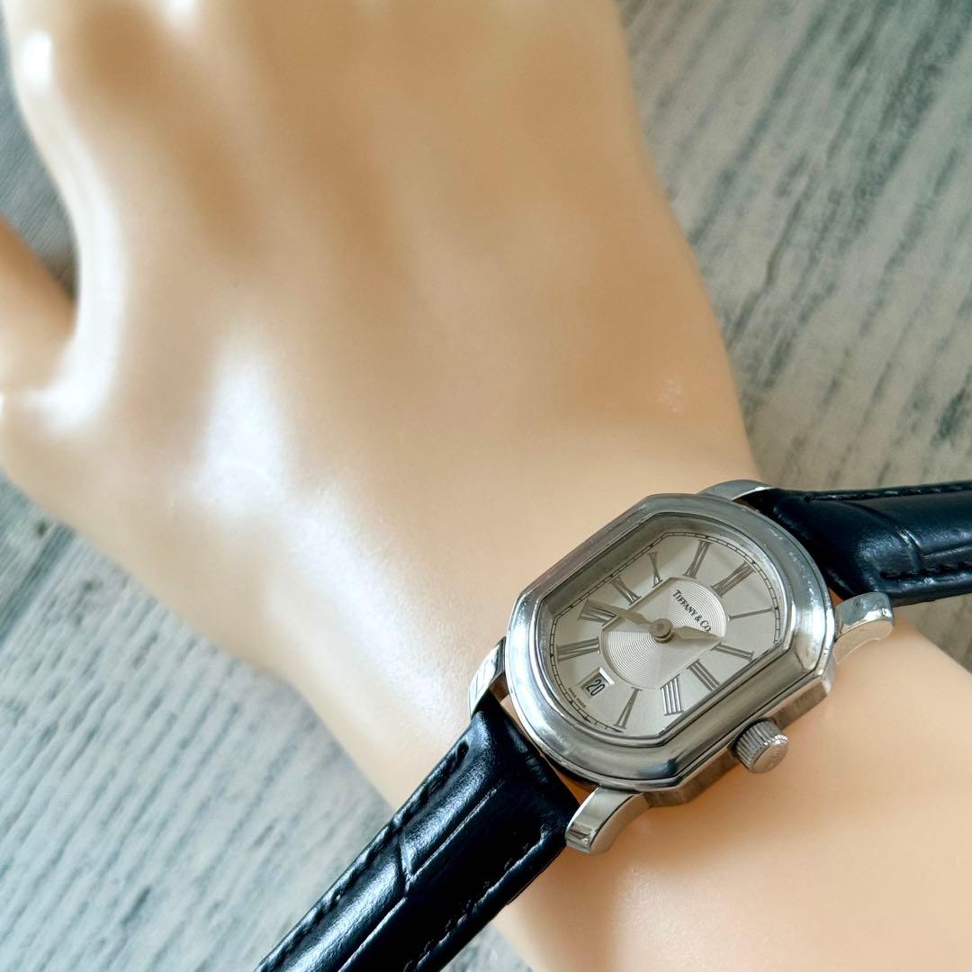 【希少.】TIFFANY&Co ティファニー 腕時計 マーククーペ スモセコ