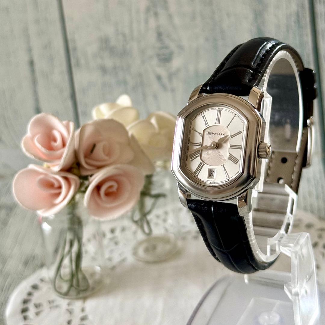 【希少.】TIFFANY&Co ティファニー 腕時計 マーククーペ スモセコ