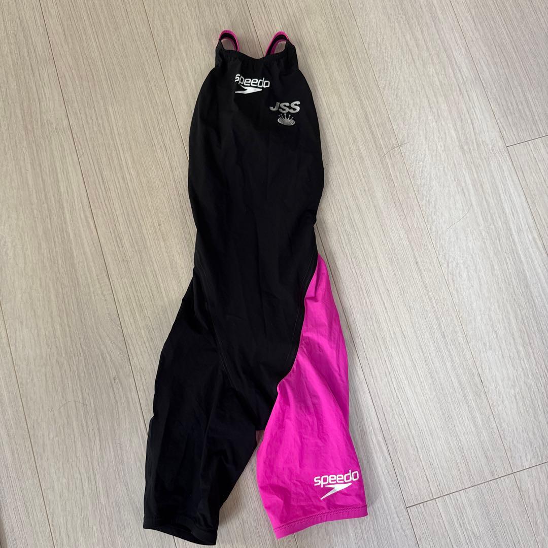 speedo JSS 競泳用水着 黒/ピンク
