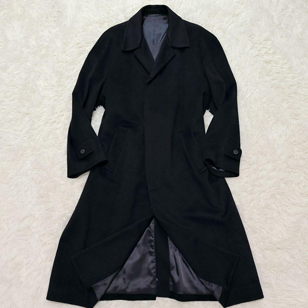 【極美品】カシミヤ100% チェスターコート ロングコート マキシ丈 XL/LL