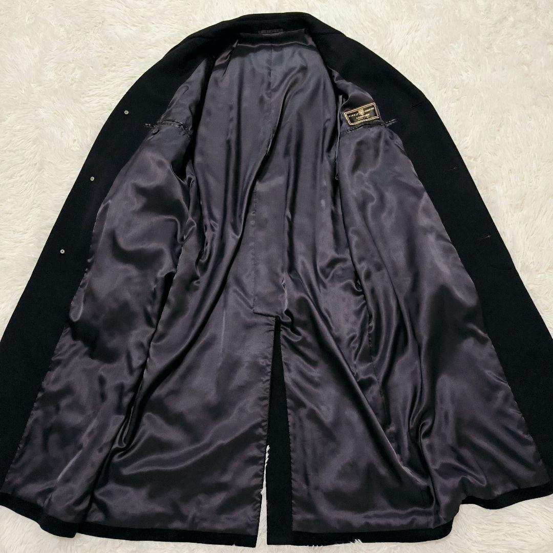 【極美品】カシミヤ100% チェスターコート ロングコート マキシ丈 XL/LL