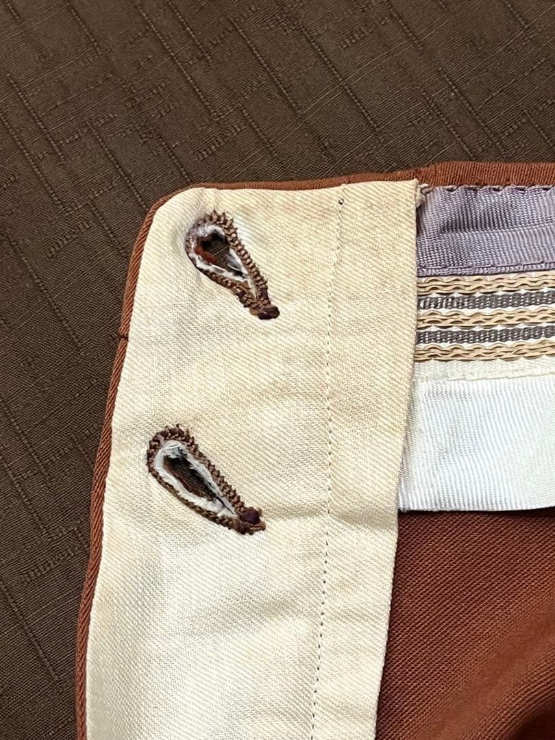 値下不可　50s ギャバジン　2タック　スラックス　送料無料　ギャバジンパンツ