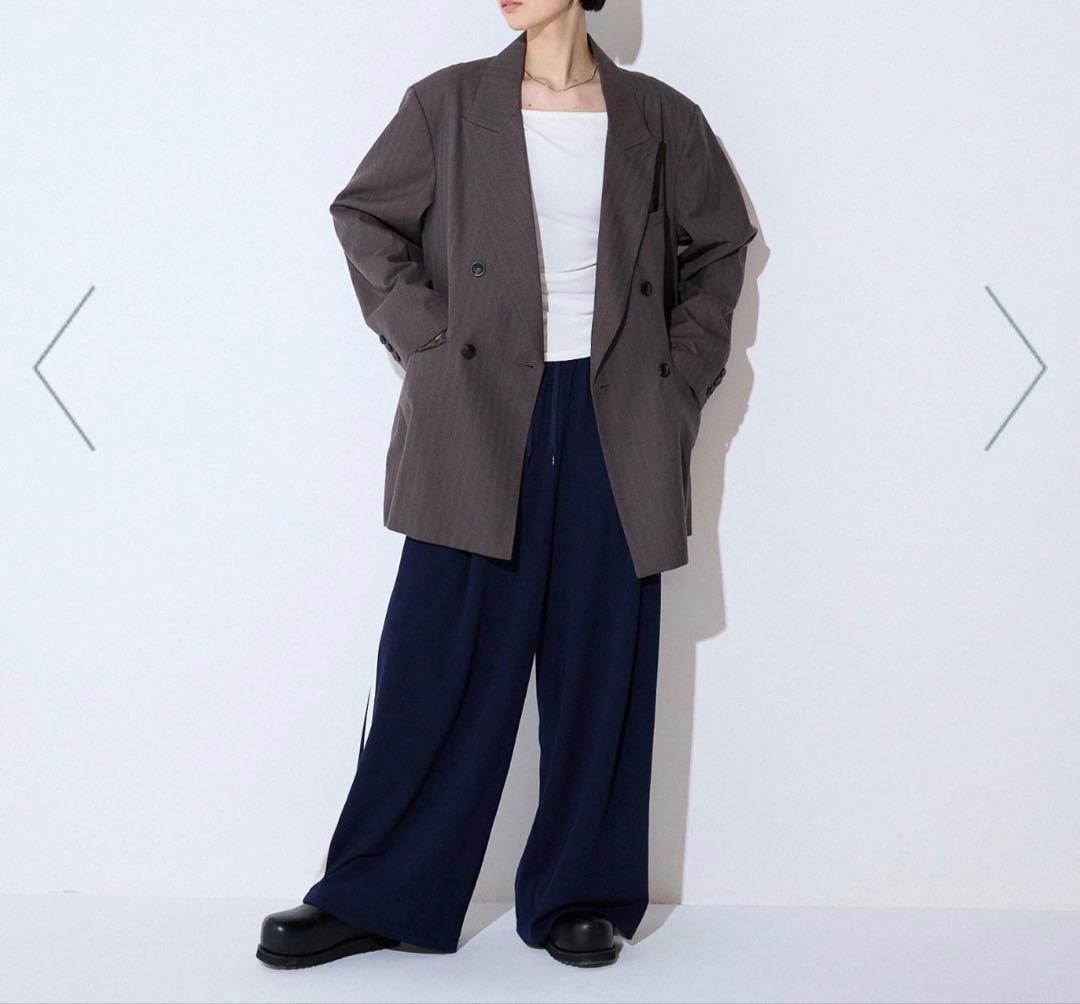 【JEANASIS/ジーナシス 】新品　サキソニーパワショルジャケット　グレー