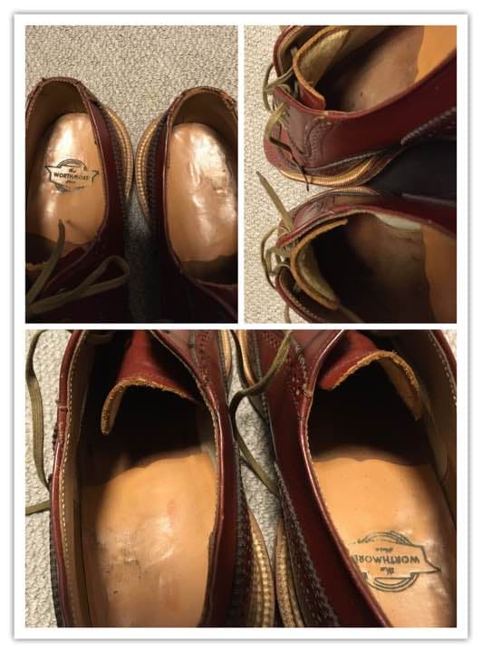 WORTHMOREワースモア　ウイングチップ 検70sFlorsheim革靴