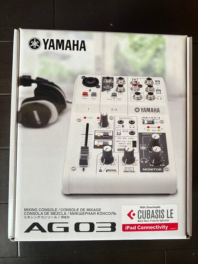 【美品】YAMAHA AG03 ミキシングコンソール オーディオインターフェース
